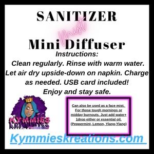 Mini Portable Sanitizer Diffuser